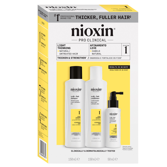 Sistema 1 Kit Shamp 150ml+Condi 150ml+Trat 50ml